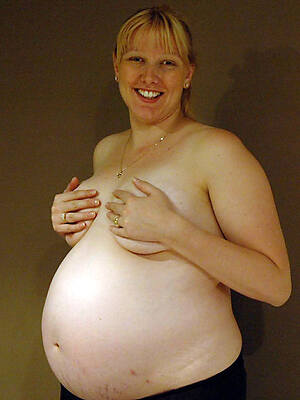 beautiful mature pregnant