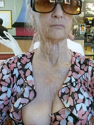 porn pics of low-spirited grandma