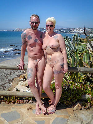 real tattooed grown up nude