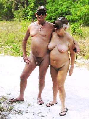 grown-up older couples posing mere