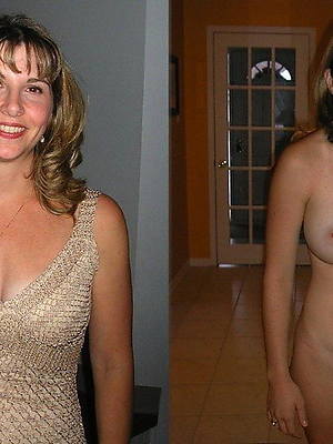 matured dressed undressed posing nude