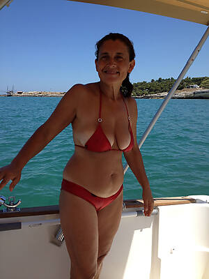 crestfallen beauty of age women in bikini pictures